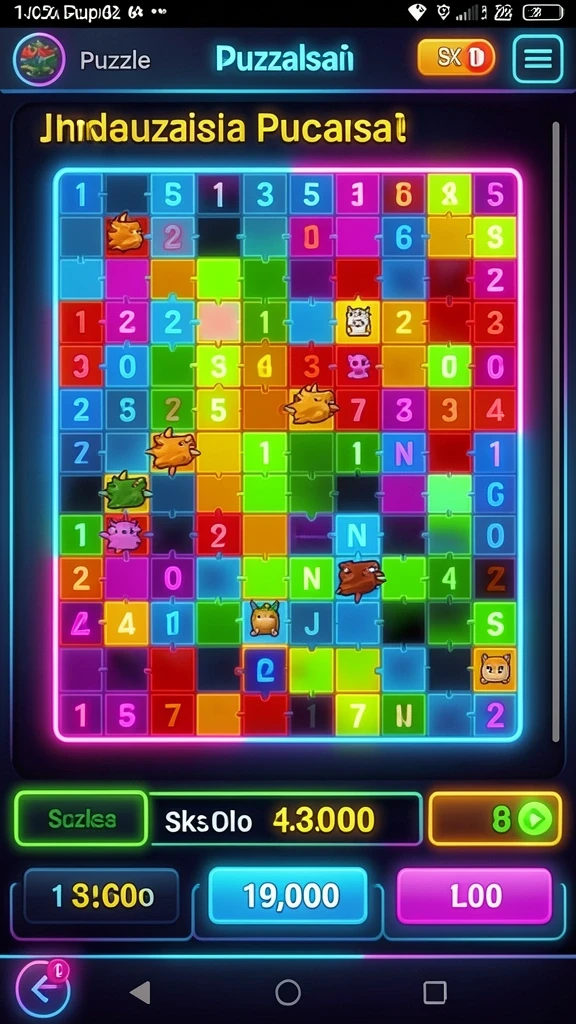 Tampilan grafis yang memukau dari kota dalam game.