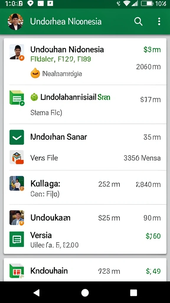 Tampilan antarmuka yang sederhana dan menarik.