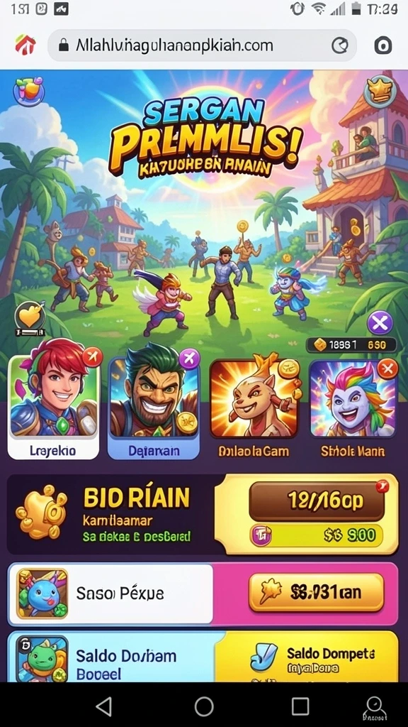 Salah satu level menantang dalam AMAN69.