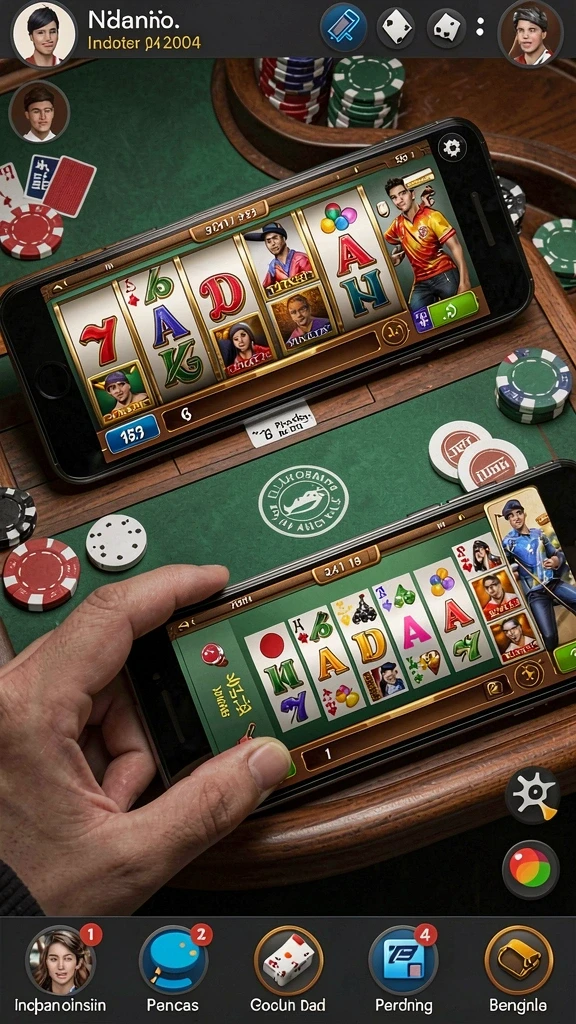 Tampilan awal game yang menarik dan penuh warna.