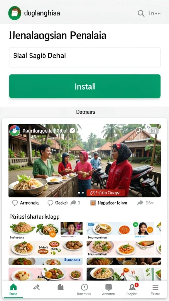 Screenshot saat pemain bersaing di leaderboard.
