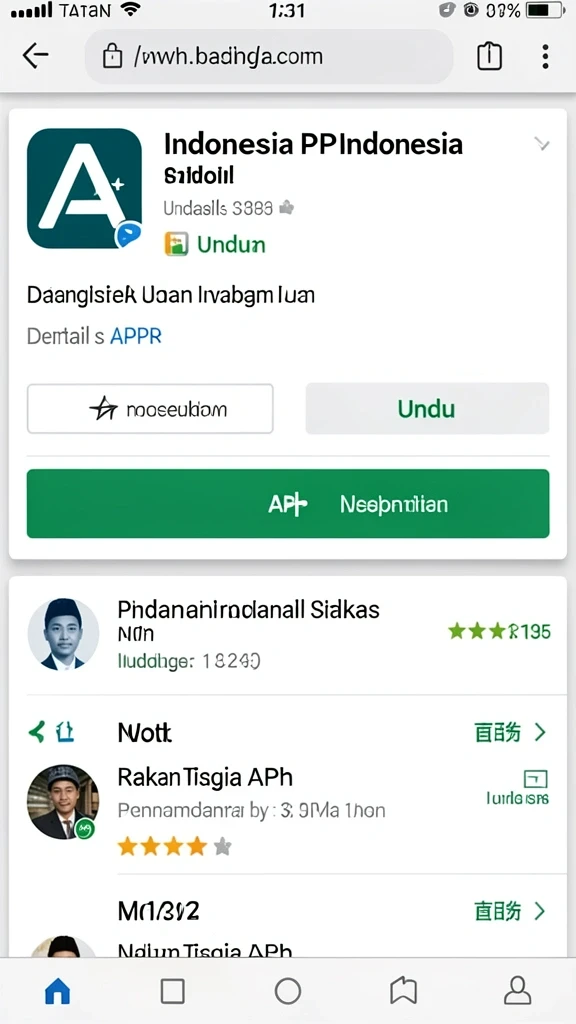 Tampilan antarmuka yang menarik dan modern.