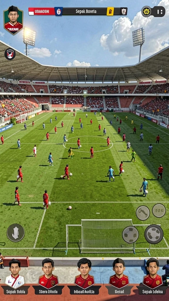 Tampilan awal game CACOR78 dengan karakter beragam.