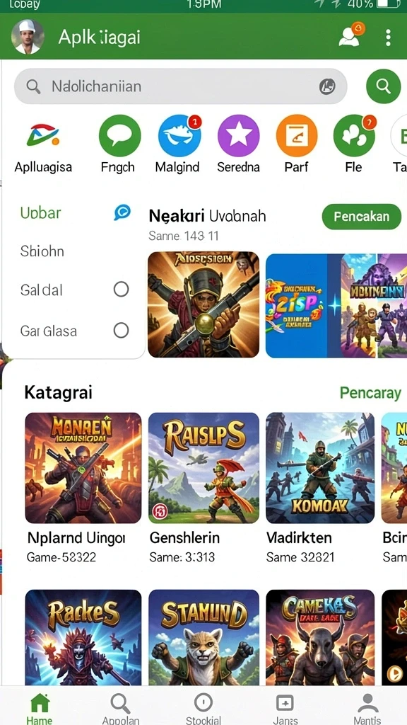 Tampilan utama COLOKSGP yang menarik.