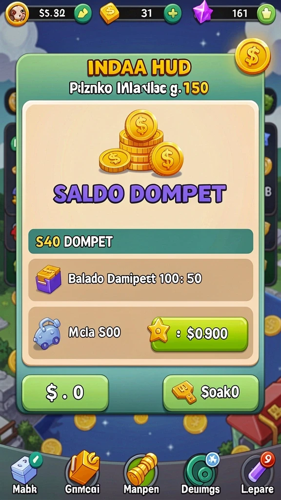 Tampilan gameplay yang dinamis dan menarik.