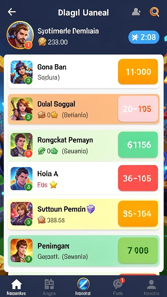 Tampilan grafis yang menakjubkan dan penuh warna.