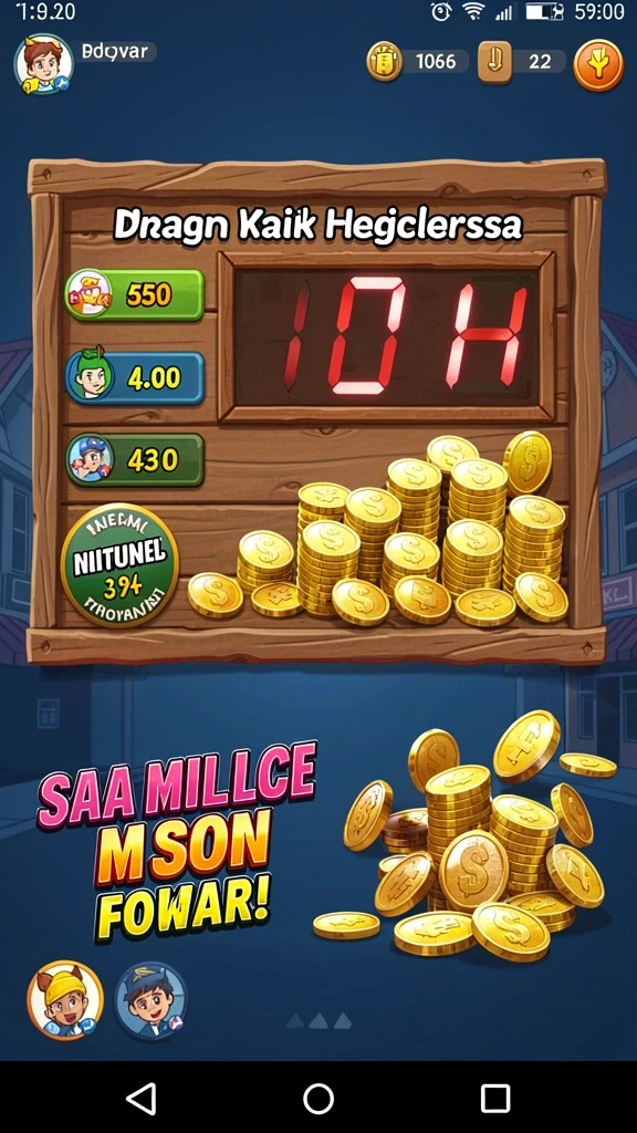 Tangkapan layar menunjukkan leaderboard dengan skor pemain.