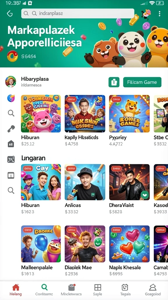 Karakter dengan desain yang menawan dan unik.