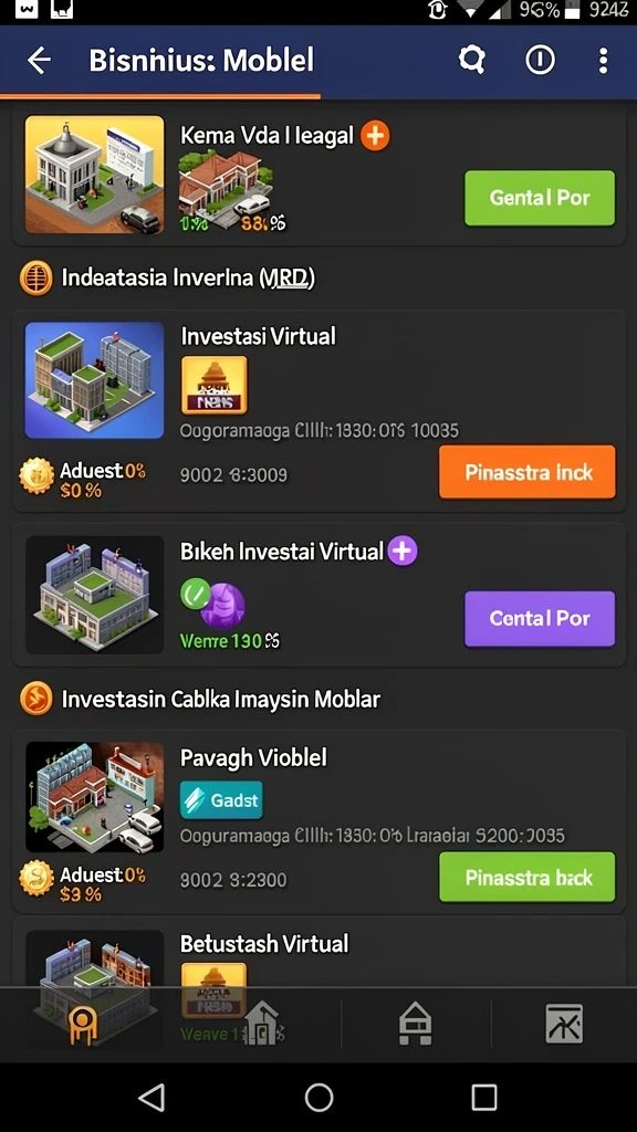 Mode permainan yang seru dan beragam pilihan.