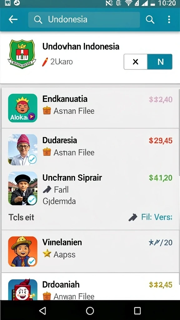 Tampilan antarmuka yang intuitif dan mudah dipahami.