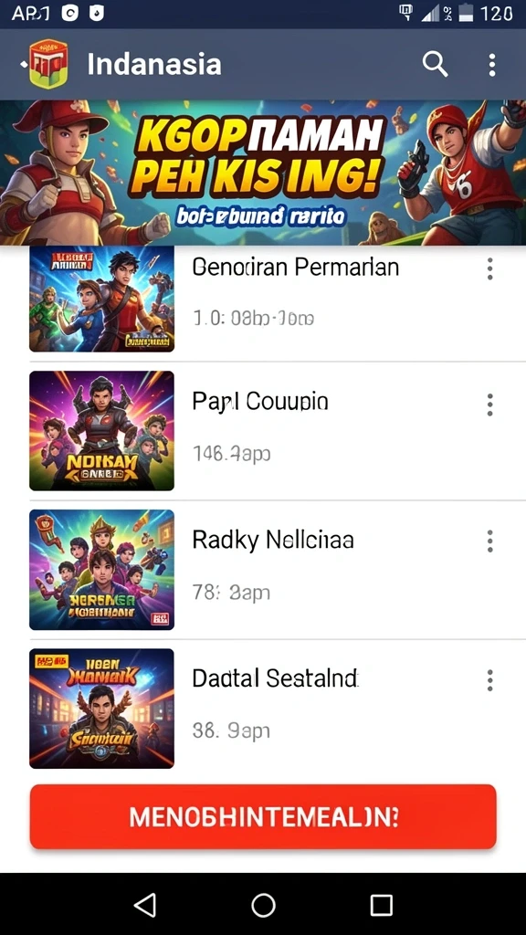 Fitur turnamen yang menantang dan menyenangkan.