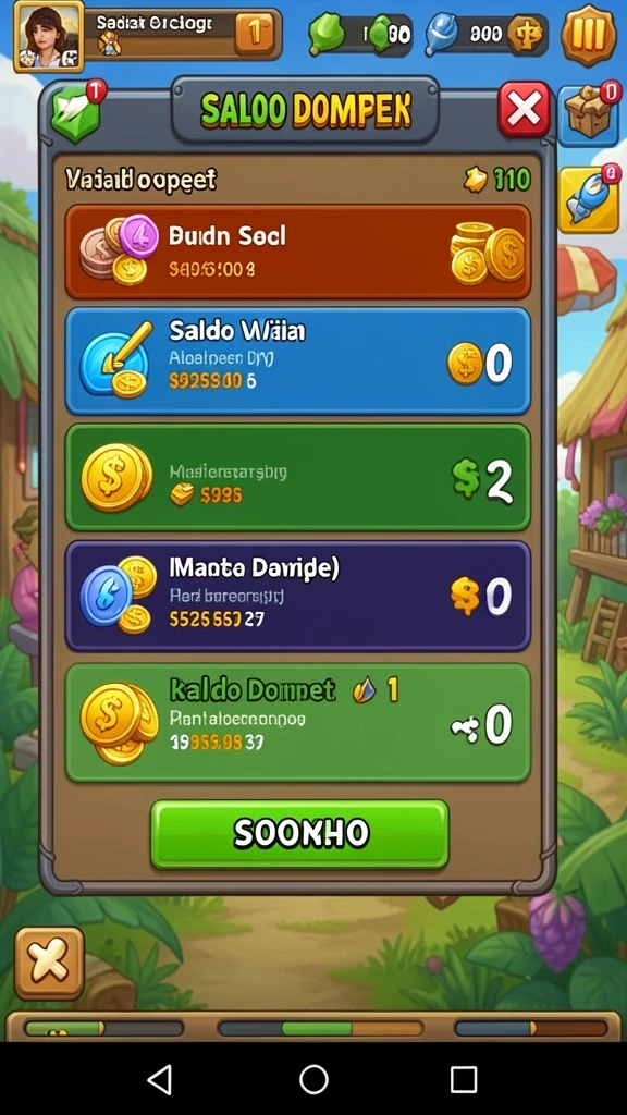 Tampilan dashboard utama yang menarik.