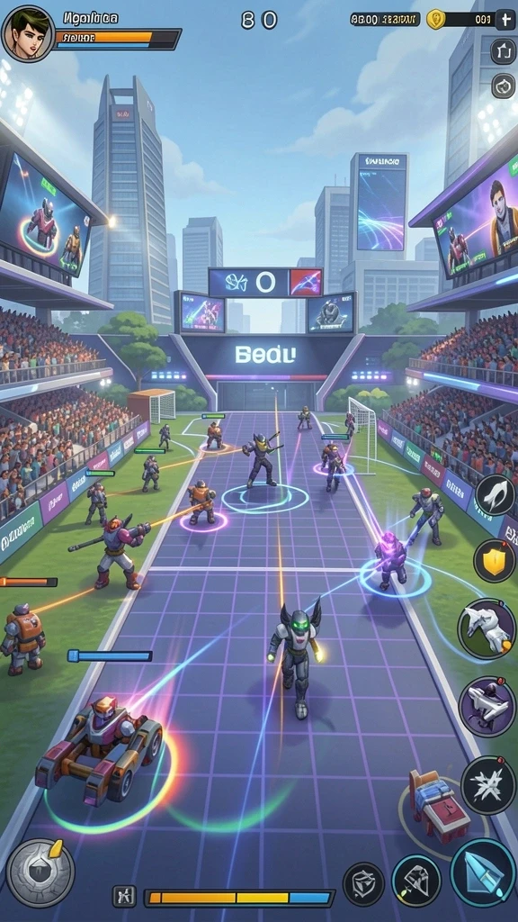 Momen seru saat bermain multiplayer dengan teman.