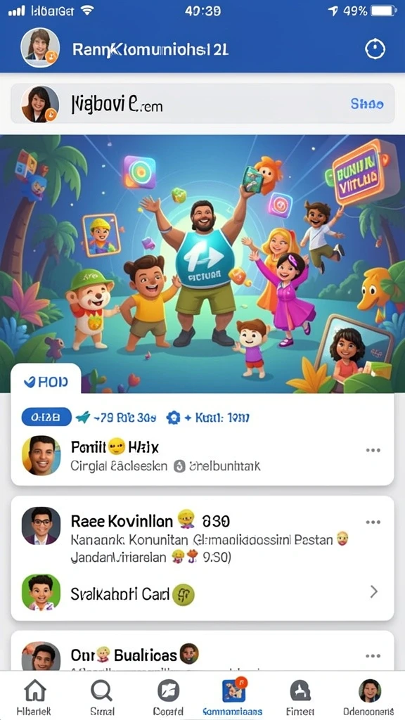 Tampilan utama JUTA7 yang menawan dan intuitif.