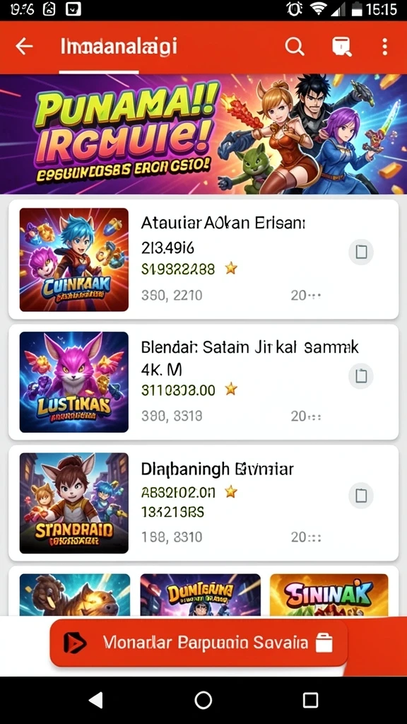 Mode permainan kompetitif yang menarik dan seru.
