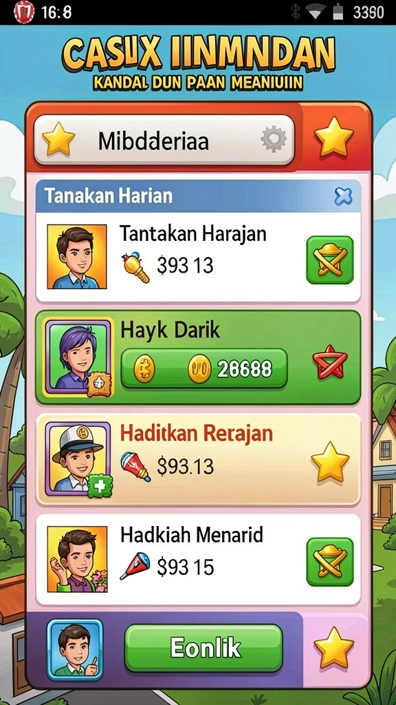 Tampilan antarmuka yang user-friendly.