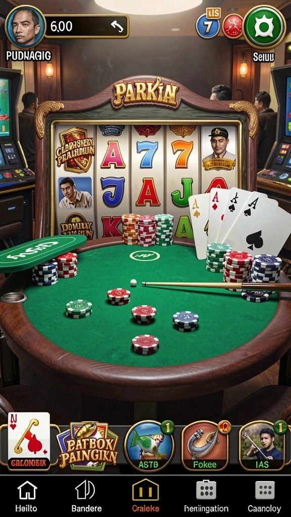 Tampilan antarmuka game yang menarik dan intuitif.