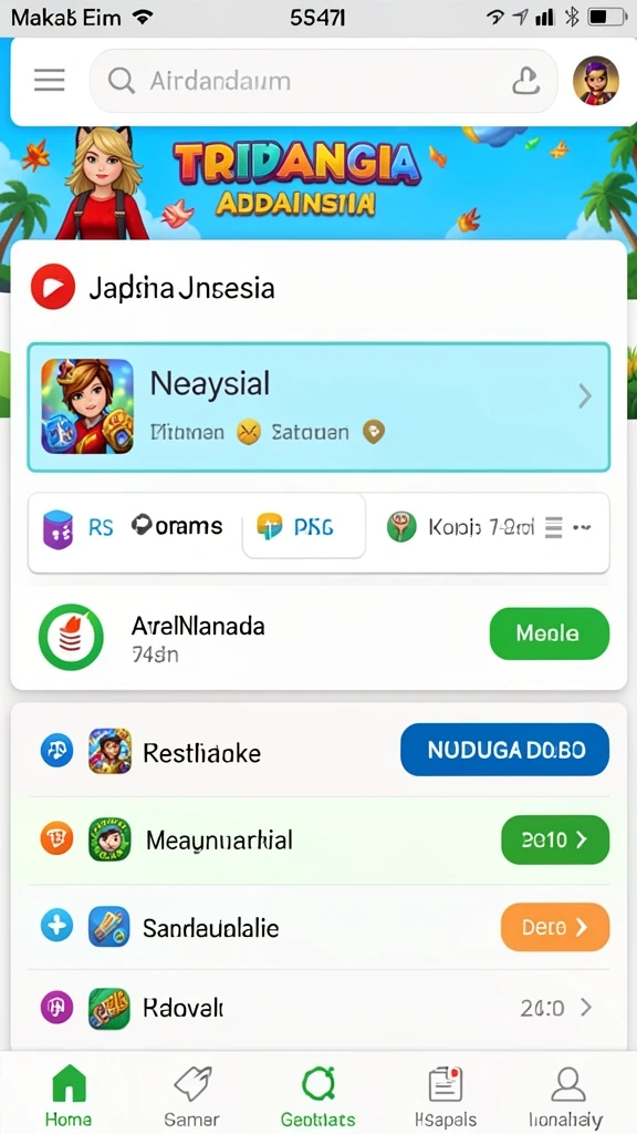 Fitur live draw untuk pengalaman bermain lebih seru.