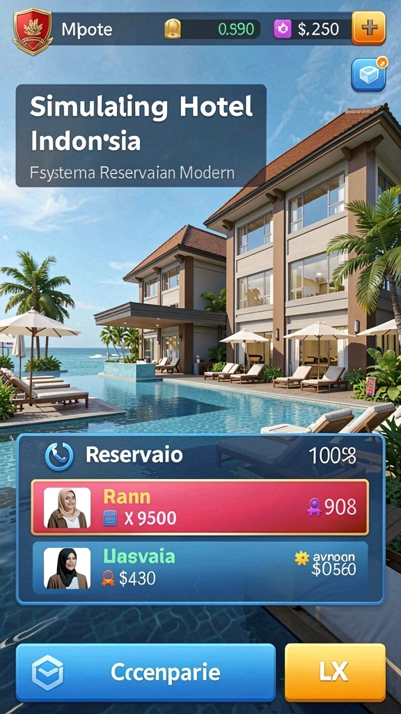 Screenshot menampilkan leaderboard untuk kompetisi antar teman.