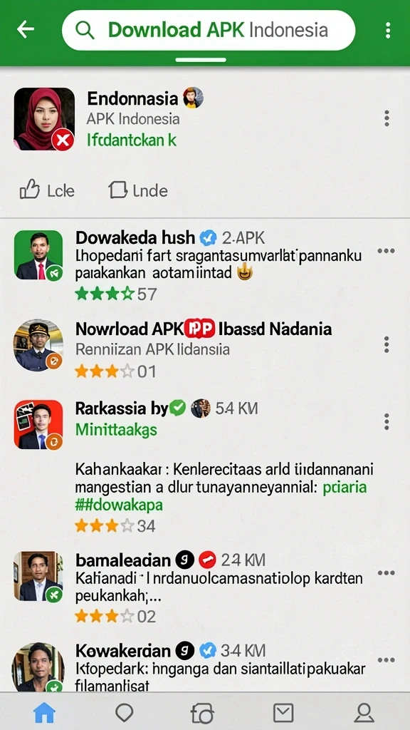 Antarmuka aplikasi yang ramah pengguna.