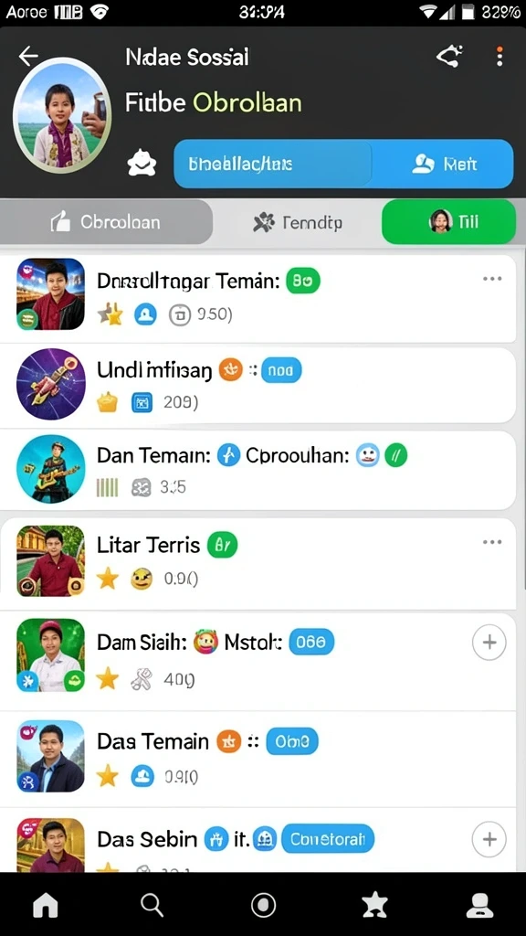 Tangkapan layar misi dengan lingkungan yang menakjubkan.