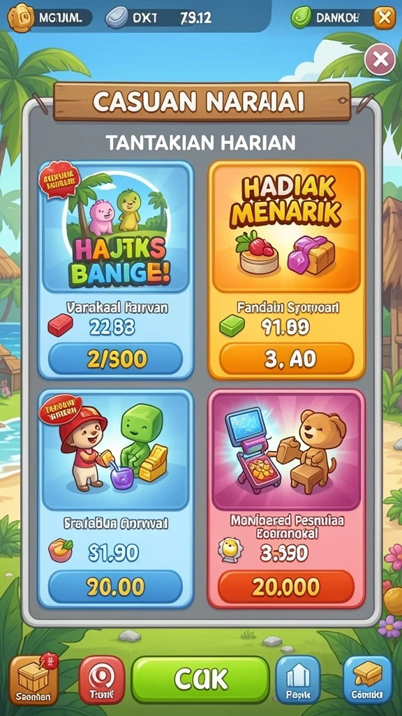 Grafis yang menawan dan detail yang menarik.