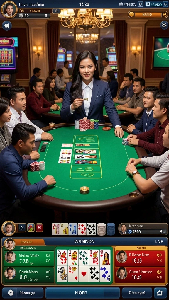 Tampilan level petualangan yang menakjubkan.