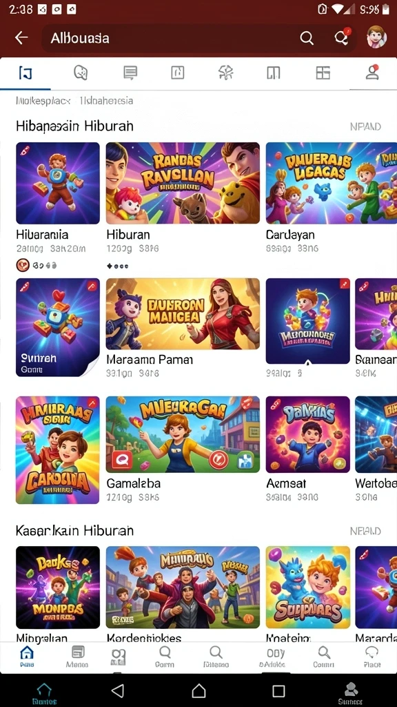 Tampilan antarmuka yang intuitif dan menarik.