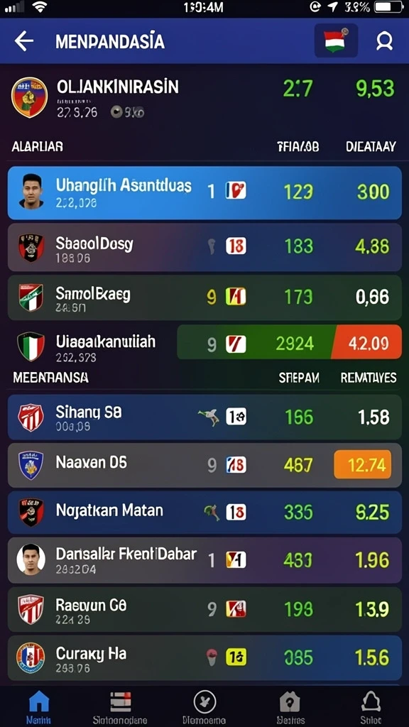 Beragam pilihan permainan taruhan yang seru.