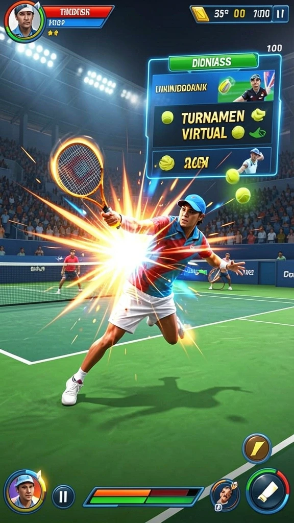 Ilustrasi dari aksi gameplay yang mendebarkan di TOTO20.