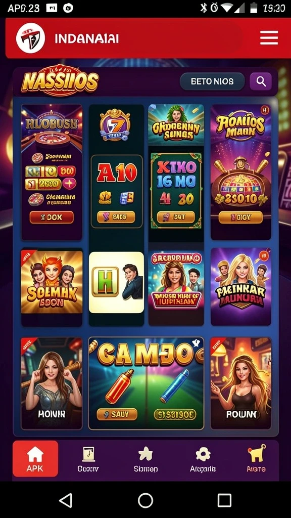 Tampilan menarik dari permainan slot YONO777.